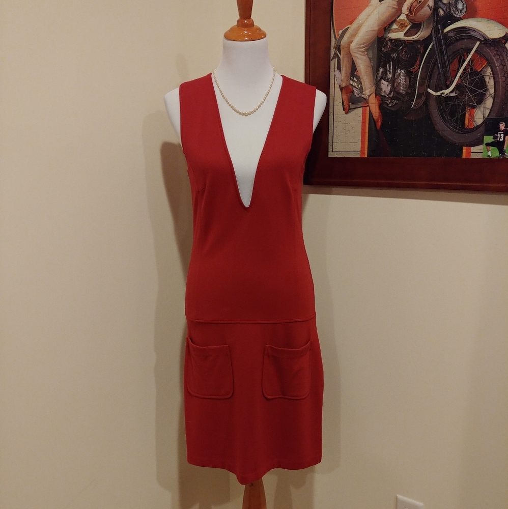 AK Anne Klein V-neck dress